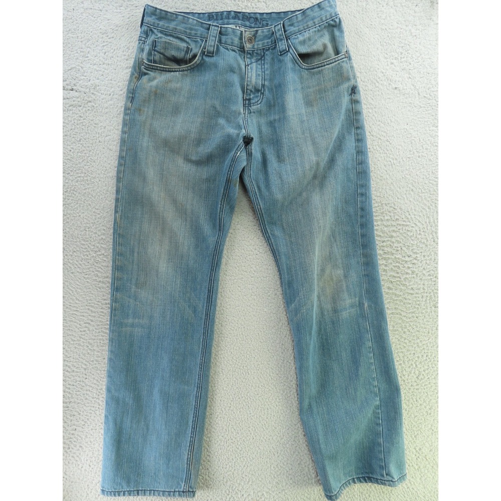 Billabong Jeans Mens 34x31 Blue Mcfeely Skateboarding Tough Denim Vintage